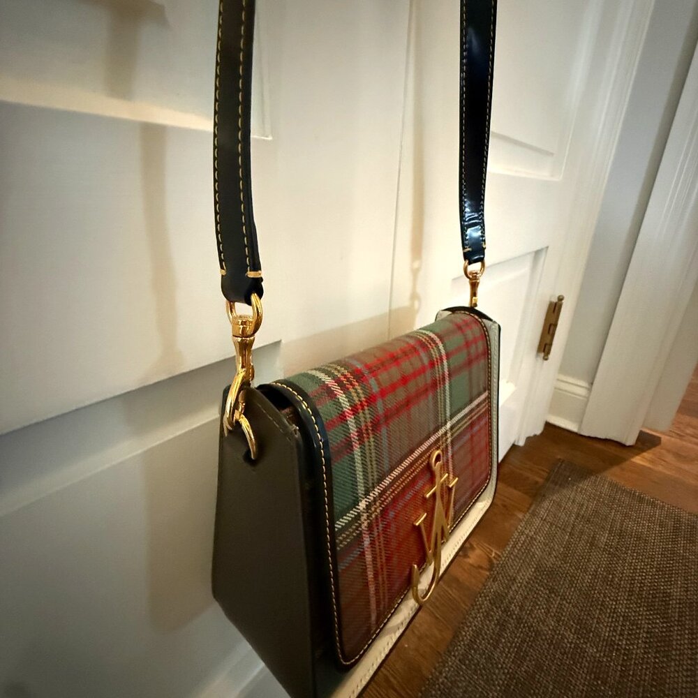 JW Anderson Tartan Anchor Box Bag